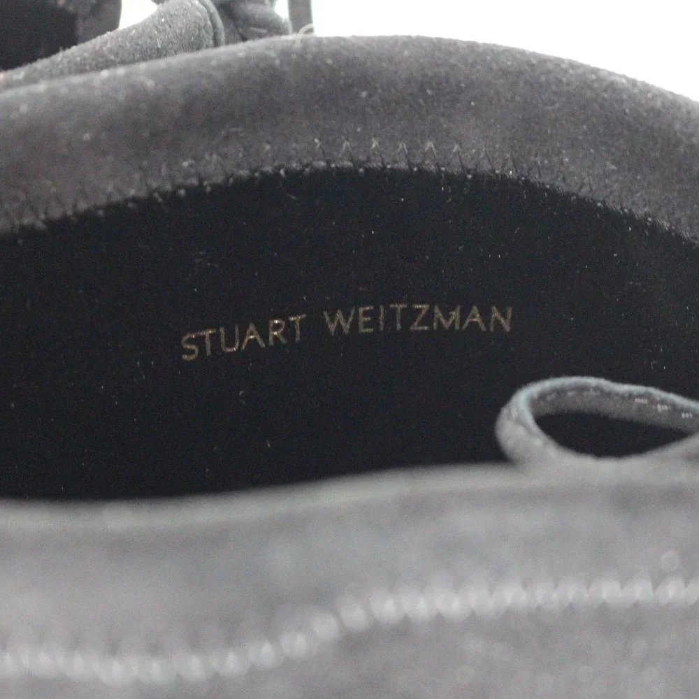 Stuart Weitzman Genna 25 City Boot Over The Knee Suede Boots Black 6.5 NEW